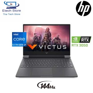 HP Victus 15-fa1003nia | Intel® Core™ i7-13700H (10 Cores Alder Lake Processor) | 16GB Ram | 1TB SSD | NVIDIA® GeForce RTX™ 3050 Laptop GPU (6 GB GDDR6 dedicated) | 15.6 FHD IPS 144Hz Display | Backlit KB | B&O Play | Windows 11 | Mica Silver