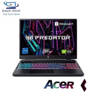 Acer Predator Helios Neo 16 PHN16-71-75FC | Intel® Core™ i7-13700HX, 2.10 GHz Core Hexadeca-core (16 Core™) | 16GB DDR5 | 1TB SSD | NVIDIA®GeForce® RTX™ 4060 8GB Graphics | RGB Backlit Keyboard | 16″ 3K WQXGA IPS Display 165Hz | Windows 11 Home | Steel Grey |1 Year Local Warranty