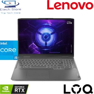 Lenovo LOQ 15IRH8 Intel Core i5 13420H 13th Generation Processor (2.10 GHz up to 3.40 GHz) 8GB Ram DDR5 5200Mhz 1TB SSD NVMe NVIDIA GeForce RTX 3050 6GB GDDR6 15.6” Full HD (1920×1080) 144Hz IPS 350nits Display Backlight KB Windows 11 Strom Grey.