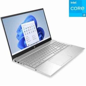 HP 15-fd0021nx | Intel Core i3 – 1315U Processor (10 MB L3 cache, 6 cores, 8 threads) | 4GB Ram DDR4 | 256GB SSD NvMe |15.6 FHD Display | Intel UHD Graphics | Free Dos | Natural silver.