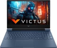 HP Victus Gaming Laptop 15-fa0033dx | Intel Core i5 12450H 12th Gen (up to 4.4 GHz with Intel Turbo Boost Technology, 12 MB L3 cache, 8 cores, 12 threads) | 8GB DDR4 Ram | 512GB SSD | NVIDIA GeForce RTX 3050 Laptop GPU ( 4GB GDDR6 dedicated) | 15.6 FHD IPS 144Hz Display | Backlit KB | Win 11 | Performance Blue.