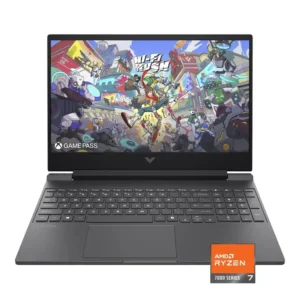 HP Victus Gaming Laptop 15 fb3093dx | AMD Ryzen 7 7445HS (3.0 GHz Base Clock, up to 4.7 GHz Max Boost Clock, 16 MB L3 Cache) |16GB DDR5 Ram | 512GB SSD | NVIDIA GeForce RTX 4050 Laptop GPU ( 6GB GDDR6 dedicated) | 15.6 FHD IPS 144Hz Display | Backlit KB | Windows 11 | Mica Silver.