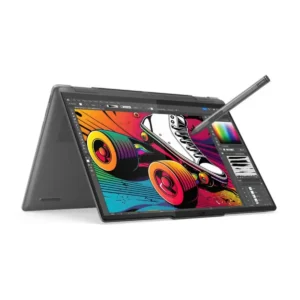 Lenovo Yoga 7 2-in-1 16IML9 Intel Core Ultra 7 155U 12C (2P + 8E + 2LPE) / 14T, Max Turbo up to 4.8GHz, 12MB 16GB LPDDR5 1TB SSD 16″ WUXGA (1920×1200) IPS 300nits Glossy 60Hz, X360 Touch Display Backlit KB FP Reader Windows 11 Storm Grey.